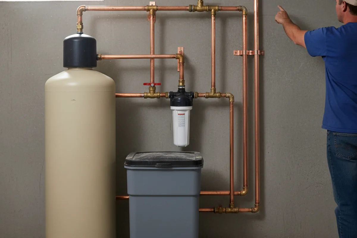 Whole-house water treatment system installed in Tilghman